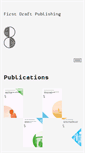 Mobile Screenshot of firstdraft-publishing.com