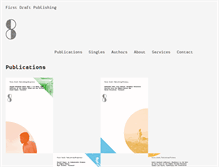 Tablet Screenshot of firstdraft-publishing.com